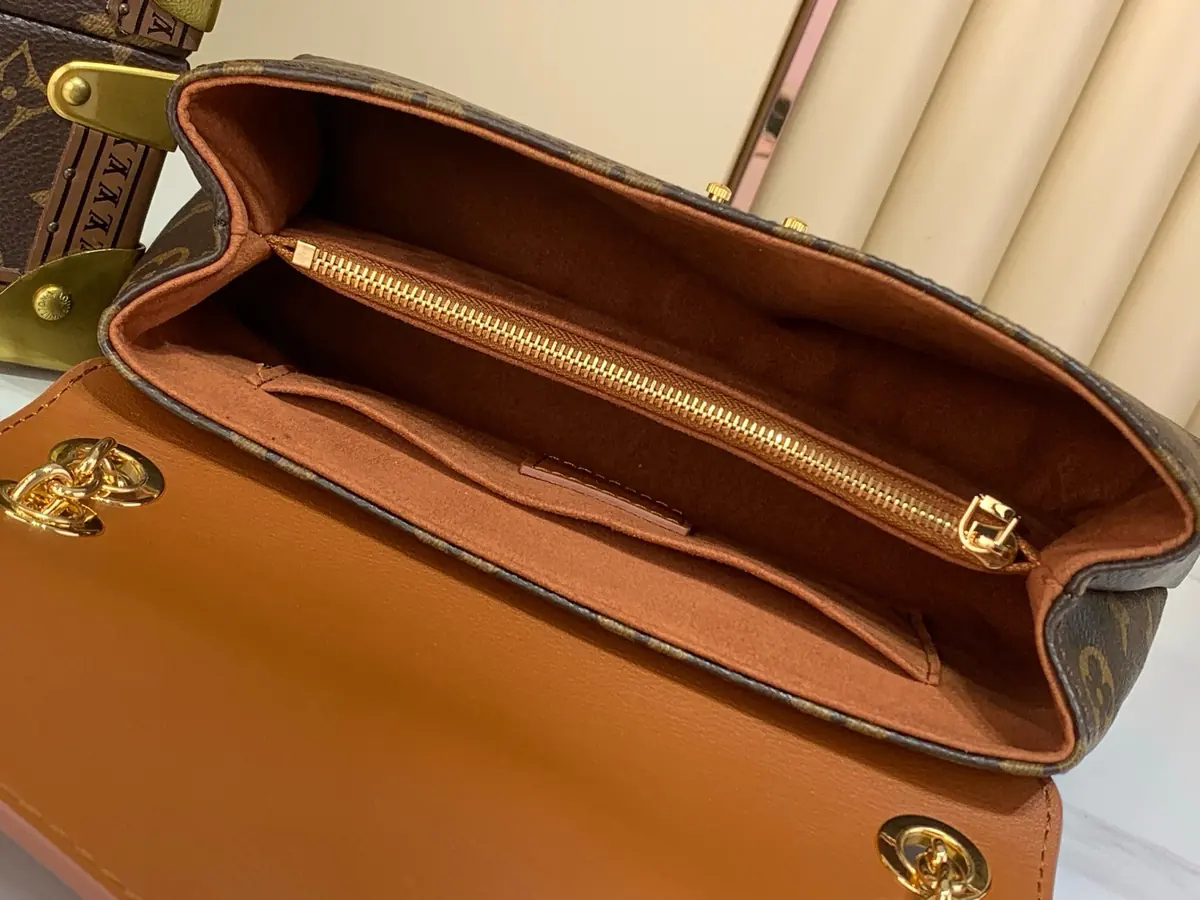 LV Style Black Leather Top Handle Bag style reference detail image 9 from source 787713