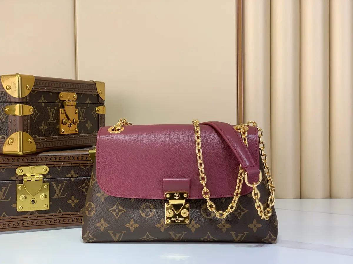 LV Style Black Leather Top Handle Bag style reference detail image 2 from source 787714