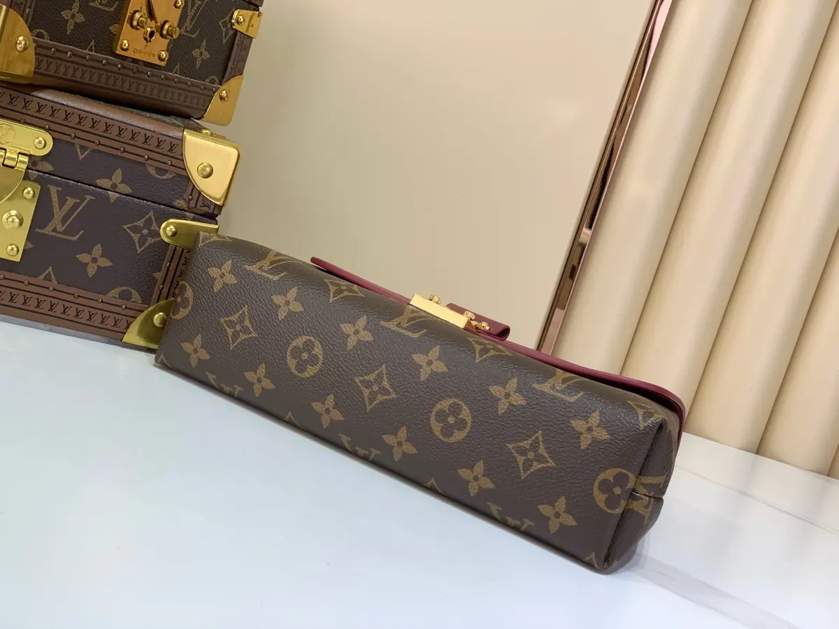 LV Style Black Leather Top Handle Bag style reference detail image 5 from source 787714