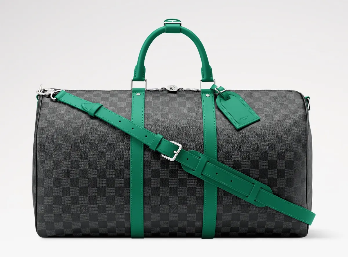LV Style Black Leather Travel Bag Lookbook Reference image 1