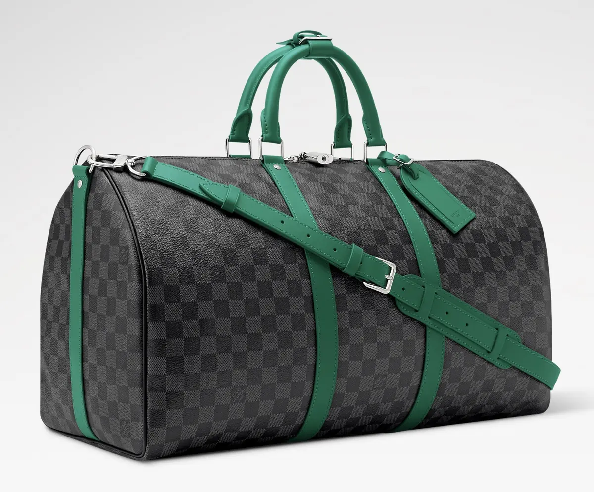LV Style Black Leather Travel Bag Lookbook Reference image 2