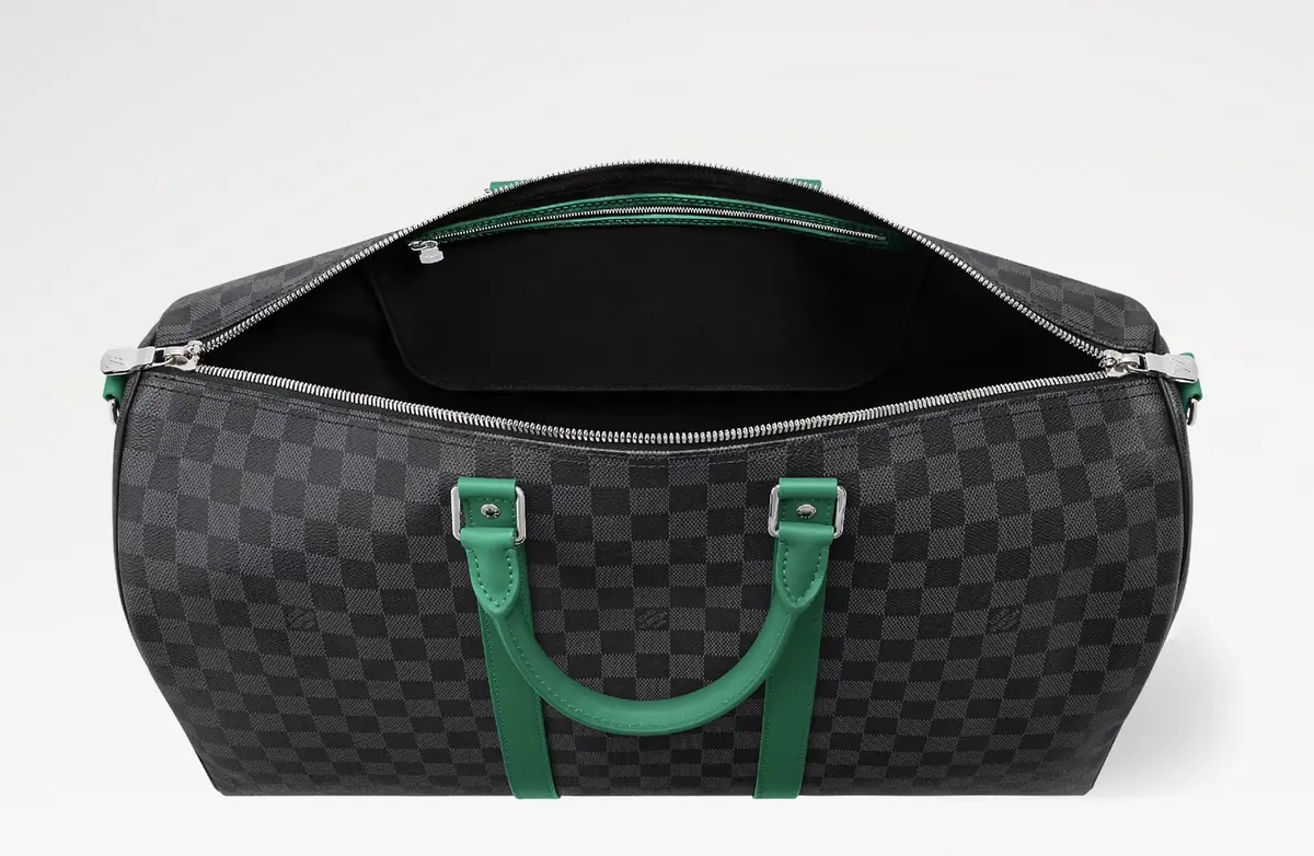 LV Style Black Leather Travel Bag Lookbook Reference image 3
