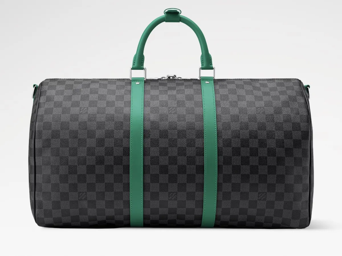 LV Style Black Leather Travel Bag Lookbook Reference image 4