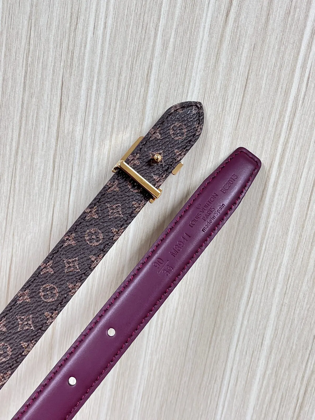 LV Style Black Leather Women's Belt Lookbook Reference image 3