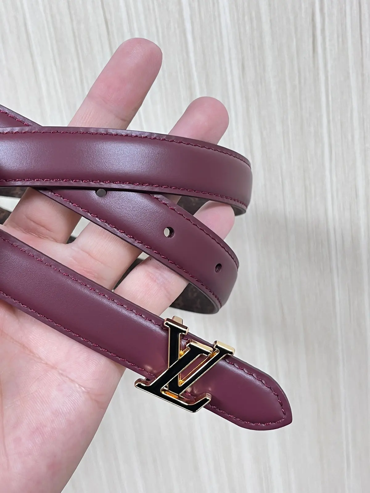 LV Style Black Leather Women's Belt Lookbook Reference image 6