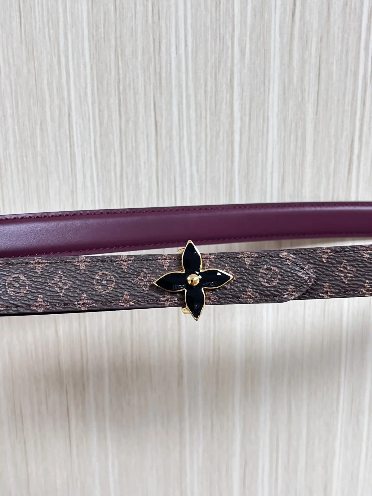 LV Style Black Leather Women's Belt Lookbook Reference image 1
