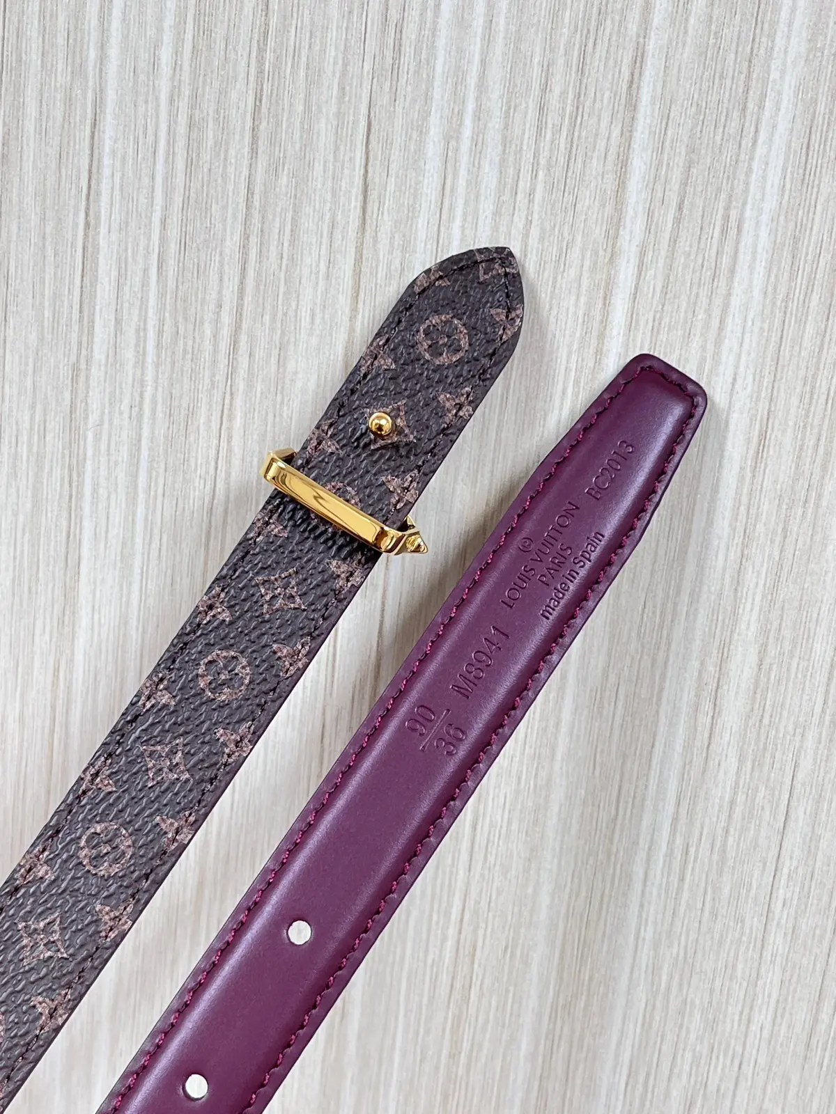 LV Style Black Leather Women's Belt Lookbook Reference image 2