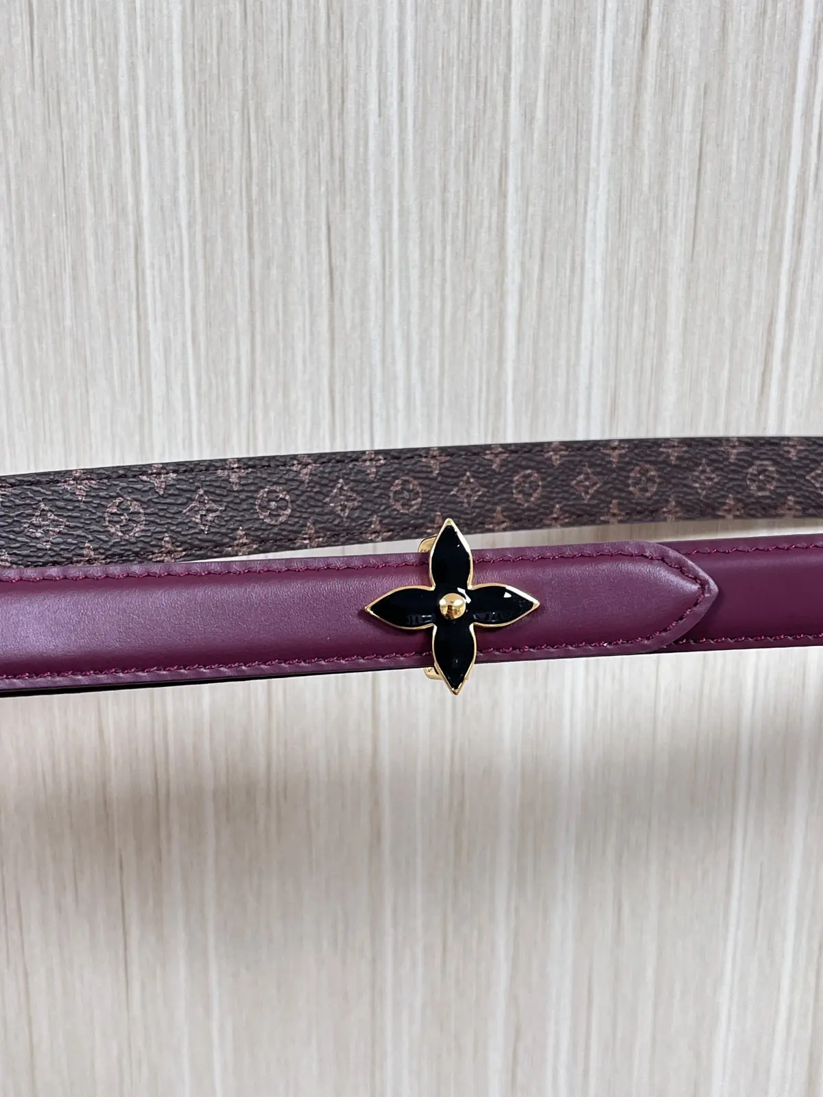 LV Style Black Leather Women's Belt Lookbook Reference image 3