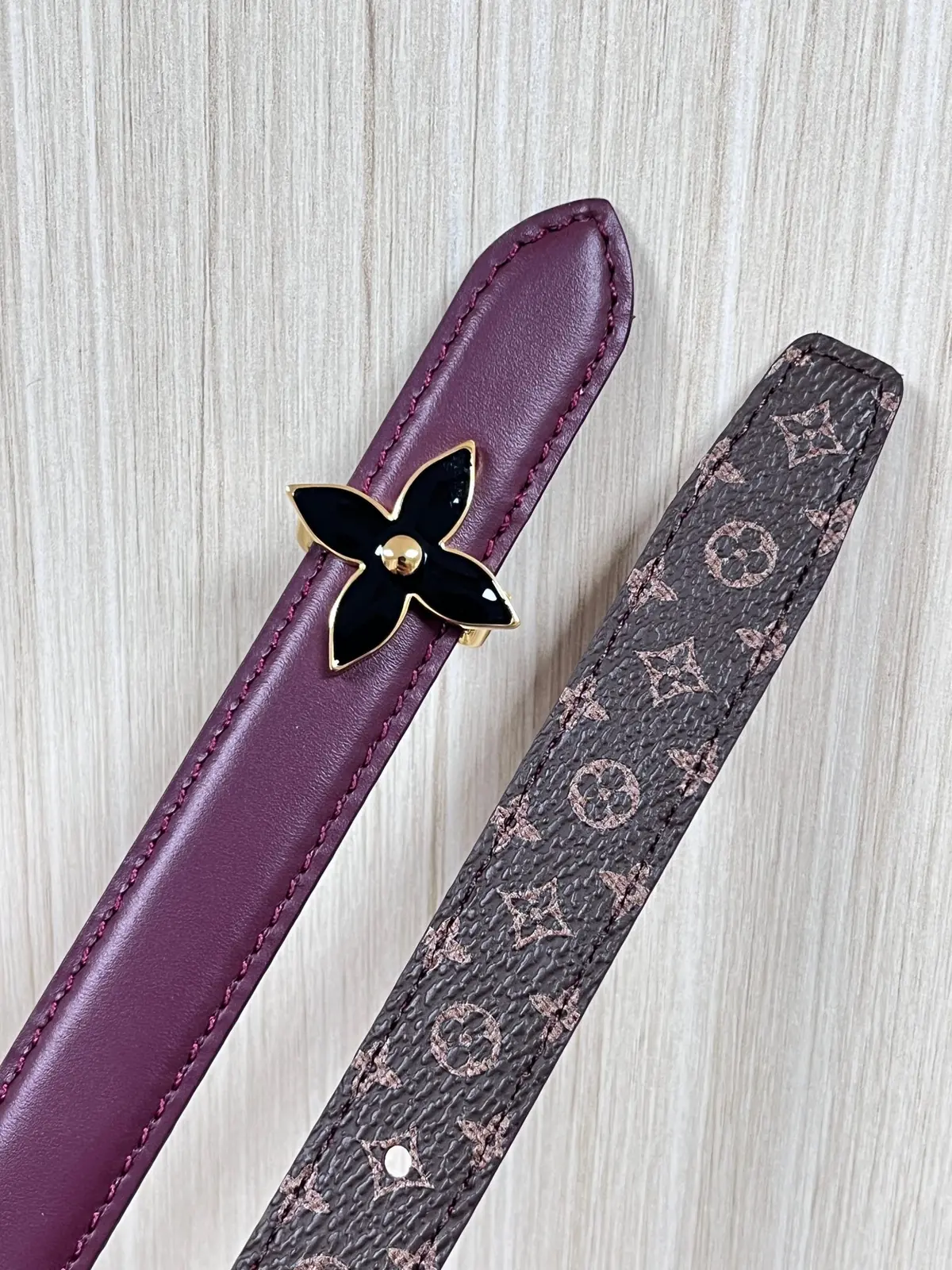 LV Style Black Leather Women's Belt Lookbook Reference image 4