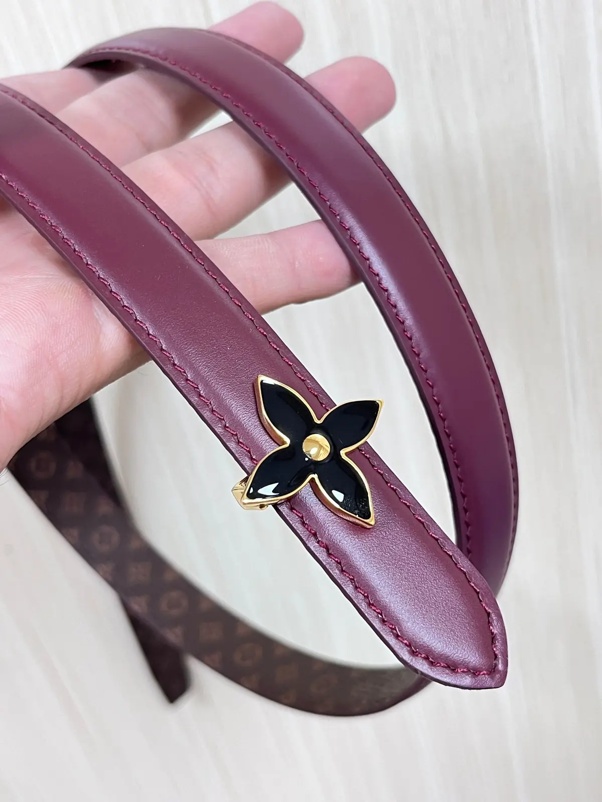 LV Style Black Leather Women's Belt Lookbook Reference image 5