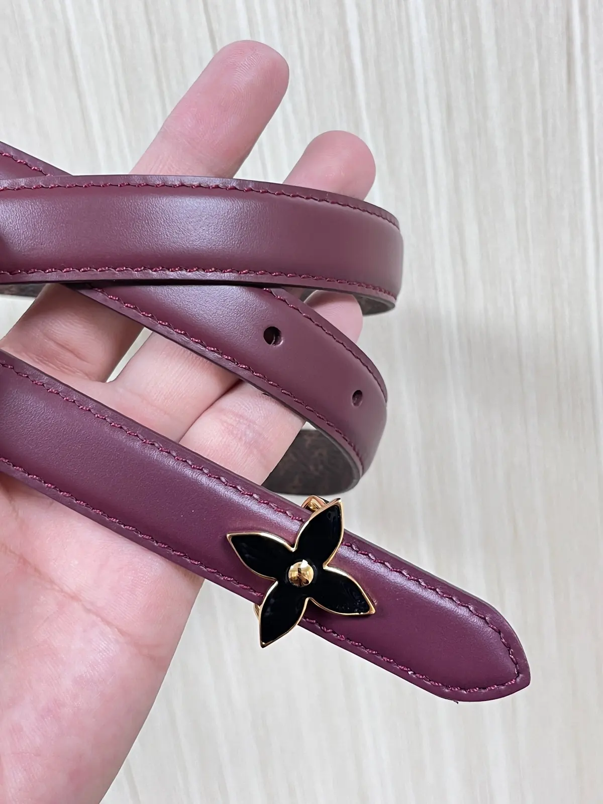 LV Style Black Leather Women's Belt Lookbook Reference image 6