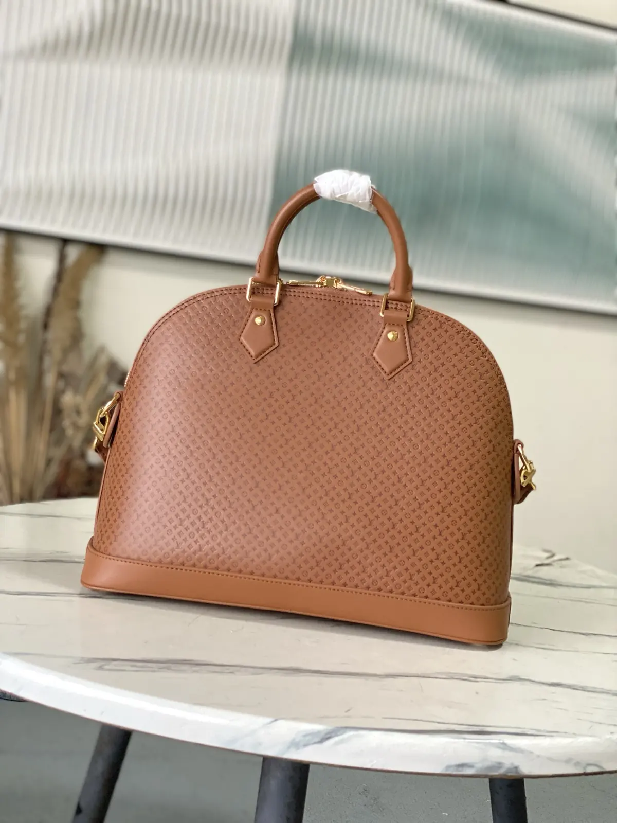 LV Style Brown Leather Bag style reference detail image 3 from source 787677