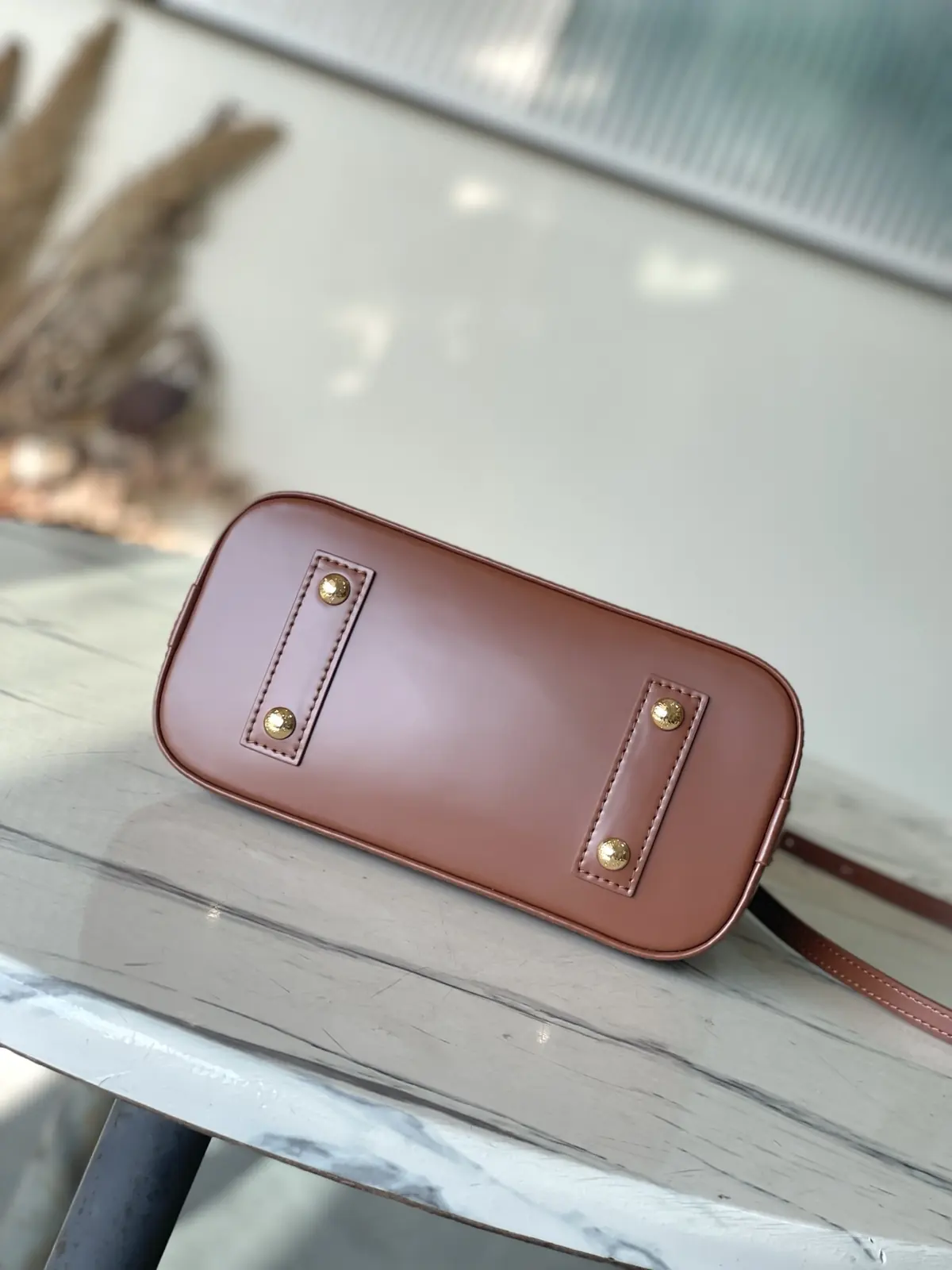 LV Style Brown Leather Bag style reference detail image 4 from source 787727