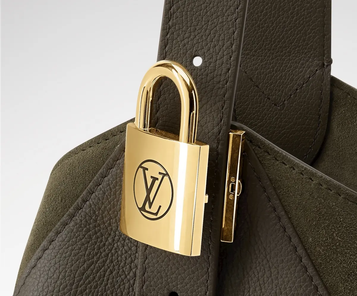 LV Style Brown Leather Hobo Bag Lookbook Reference image 2
