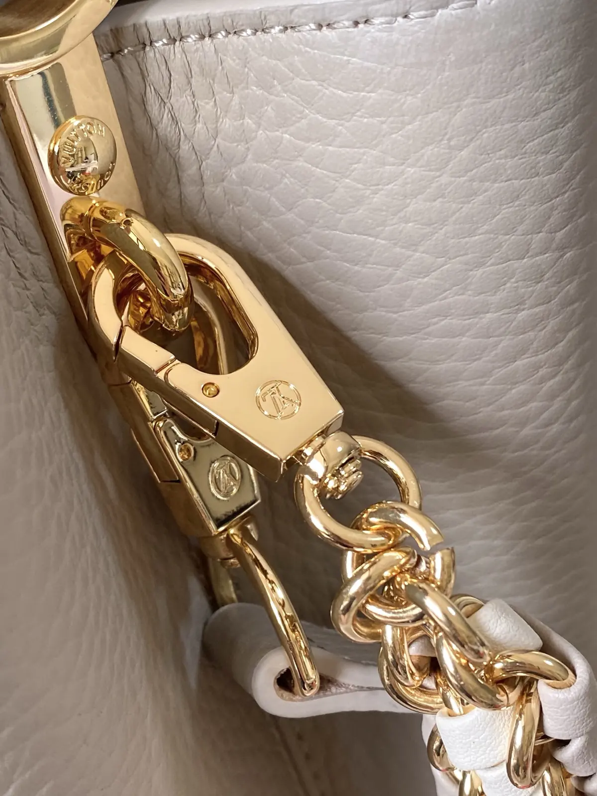 LV Style Brown Leather Top Handle Bag style reference detail image 6 from source 787657