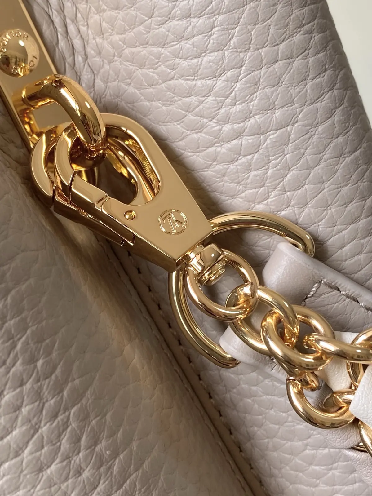 LV Style Brown Leather Top Handle Bag style reference detail image 6 from source 787658