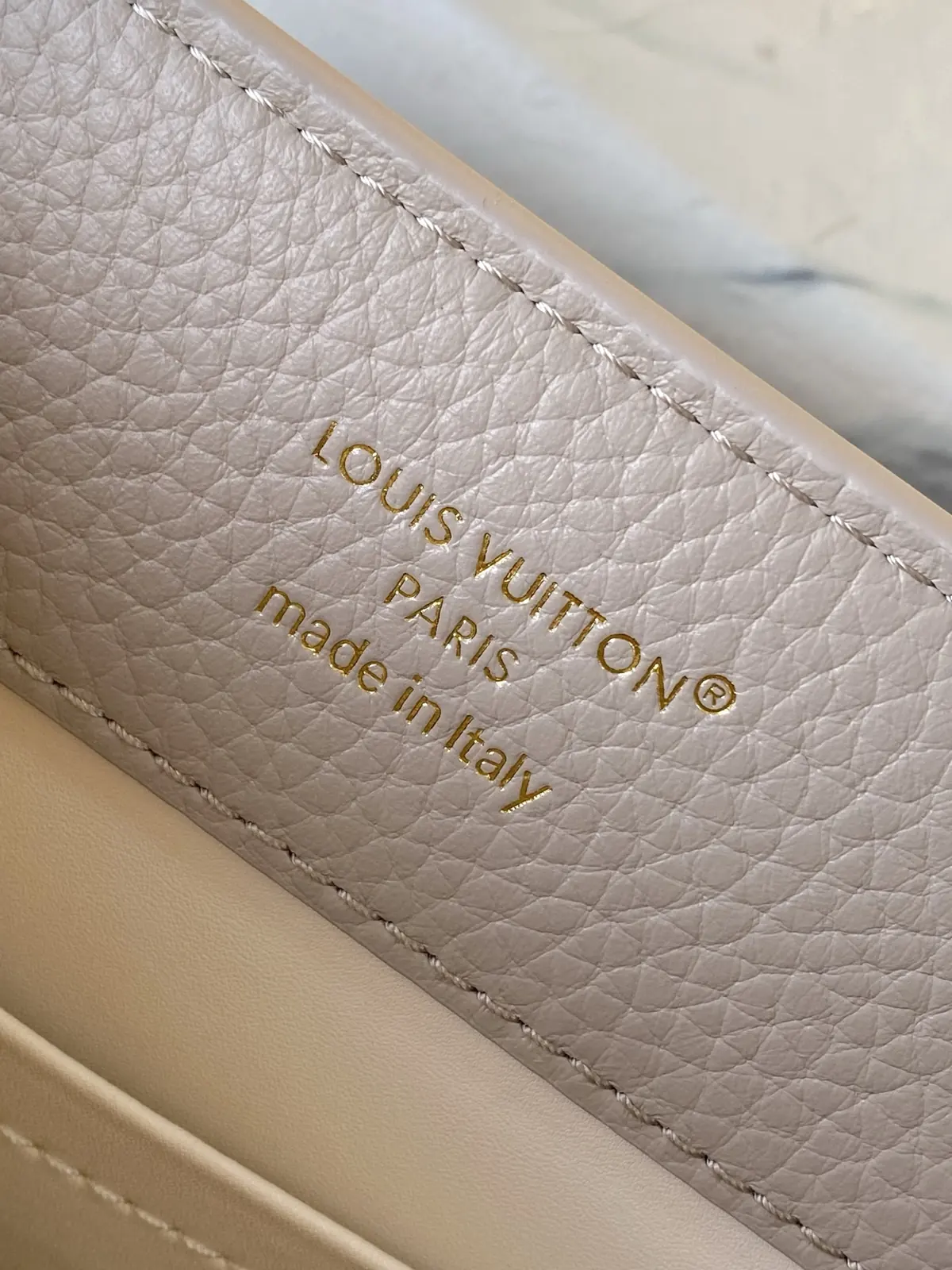 LV Style Brown Leather Top Handle Bag style reference detail image 9 from source 787658