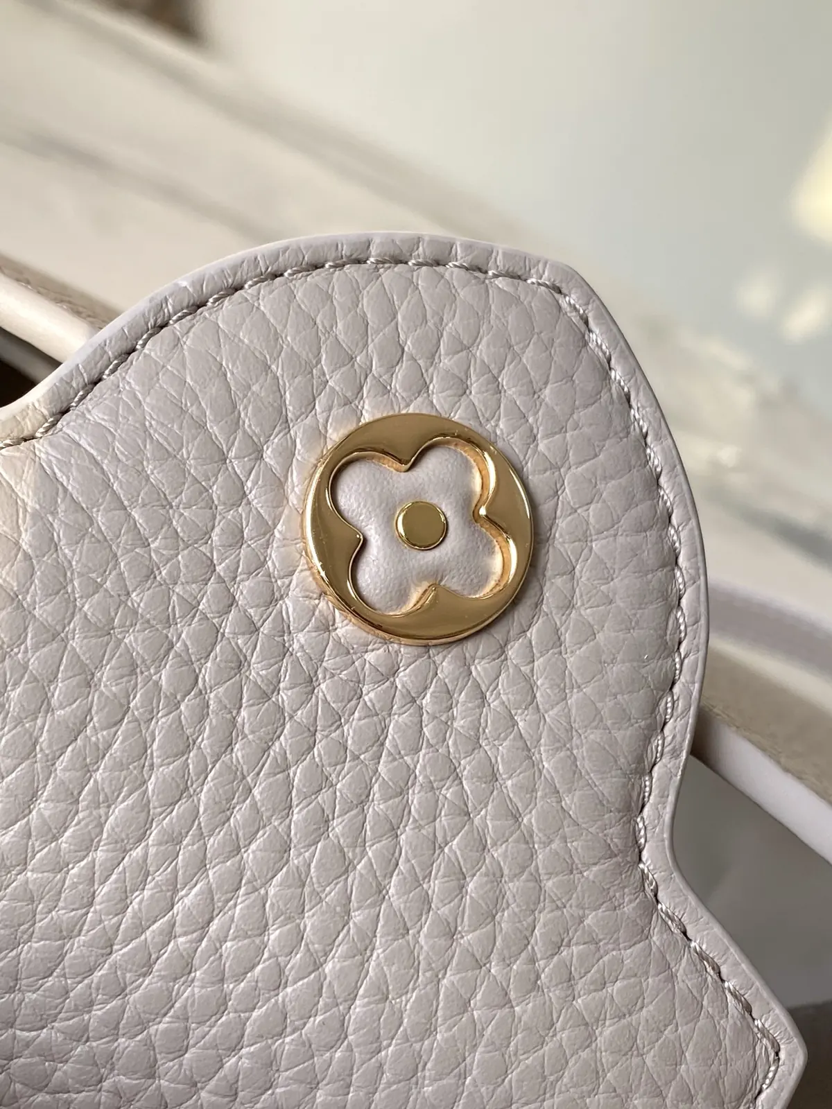 LV Style Brown Leather Top Handle Bag style reference detail image 7 from source 787659
