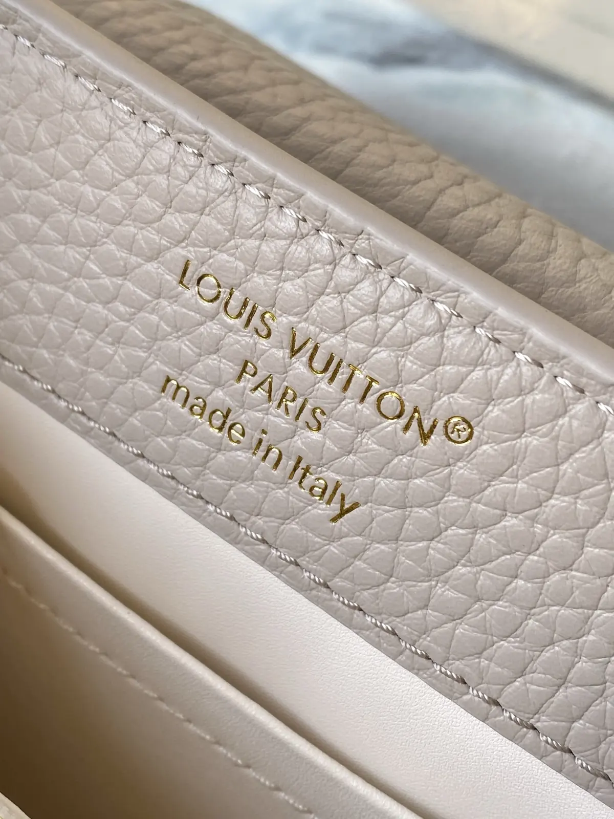 LV Style Brown Leather Top Handle Bag style reference detail image 9 from source 787659