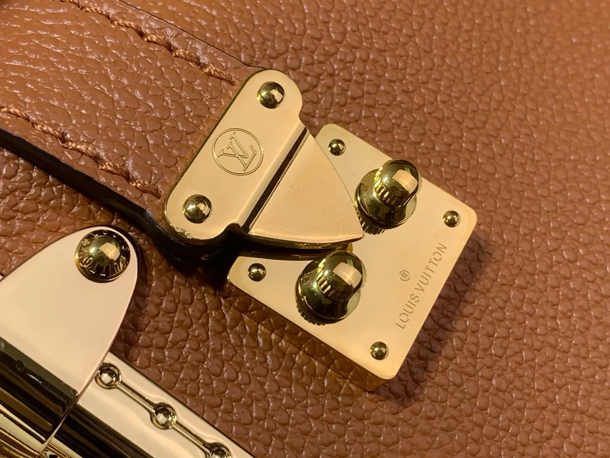 LV Style Brown Leather Top Handle Bag style reference detail image 5 from source 787669