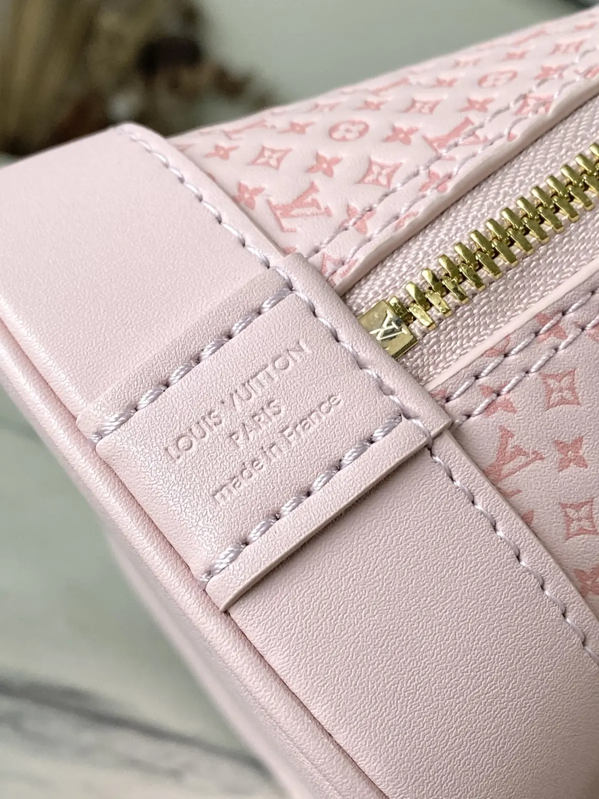 LV Style Brown Leather Top Handle Bag style reference detail image 5 from source 787679