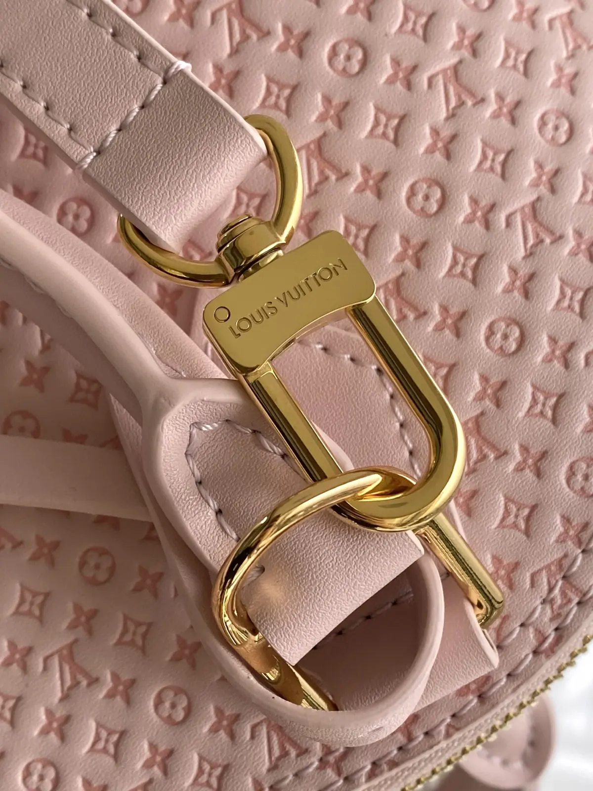 LV Style Brown Leather Top Handle Bag style reference detail image 7 from source 787679