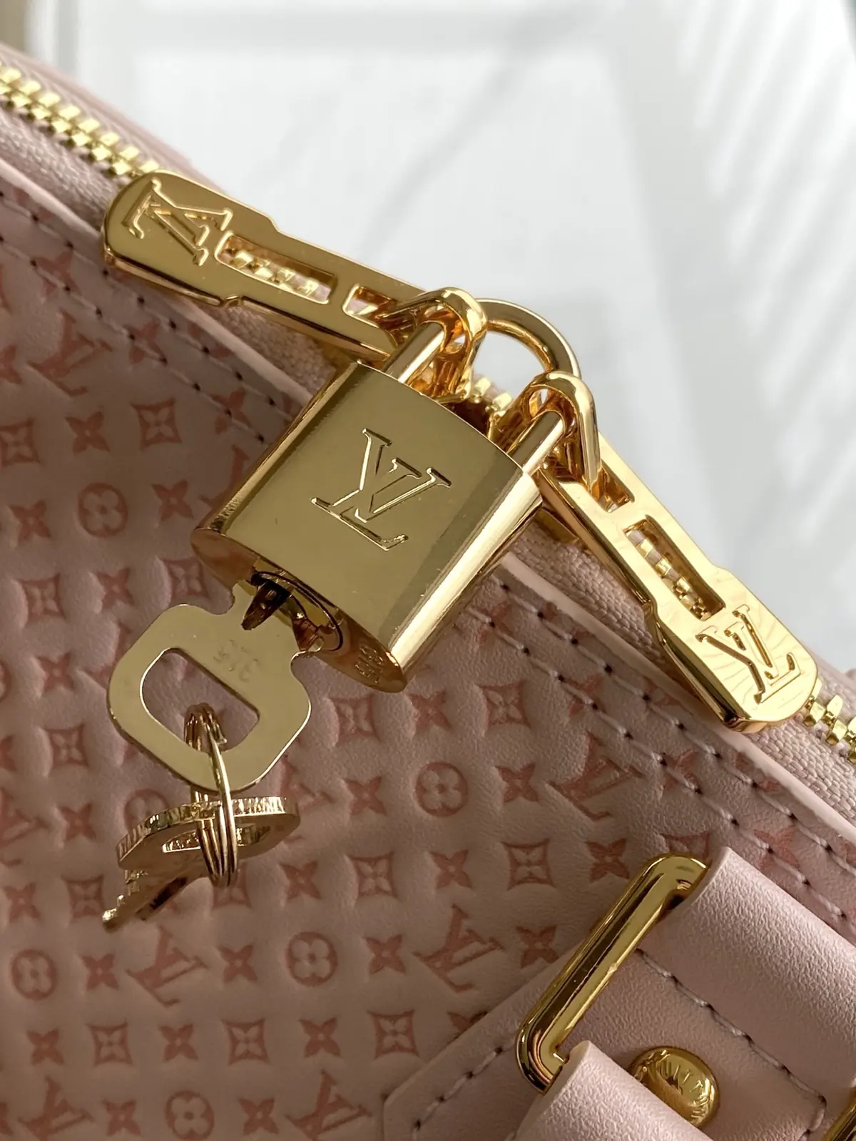 LV Style Brown Leather Top Handle Bag style reference detail image 8 from source 787679
