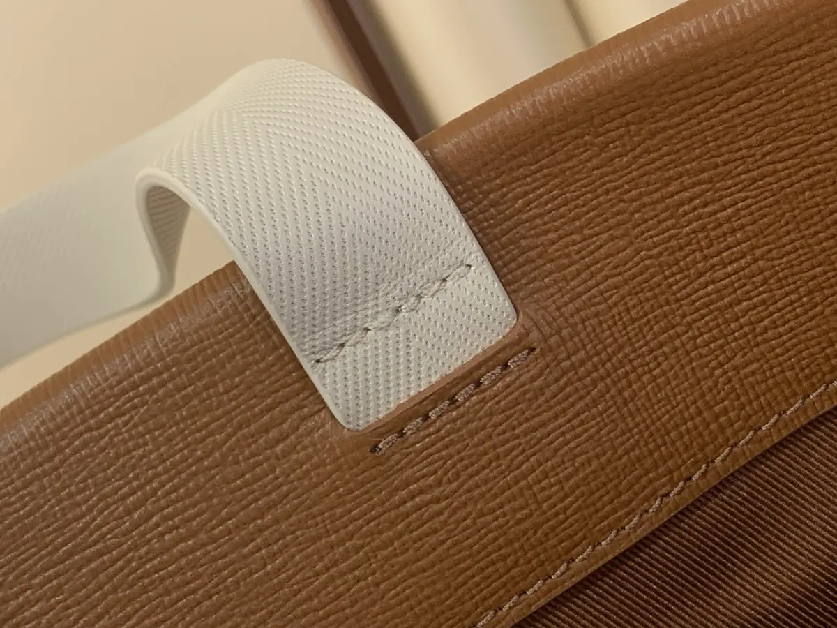 LV Style Brown Leather Tote Bag Lookbook Reference image 5