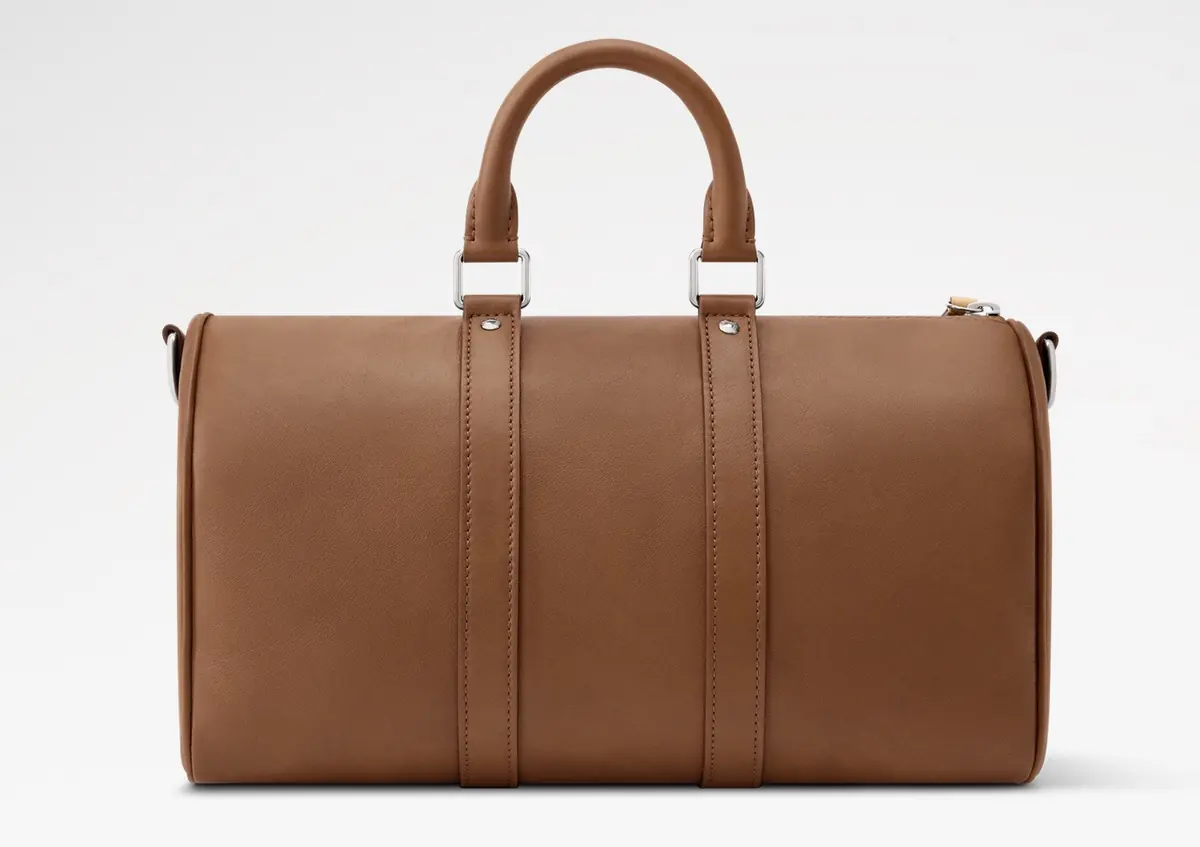 LV Style Brown Leather Travel Bag Lookbook Reference image 5