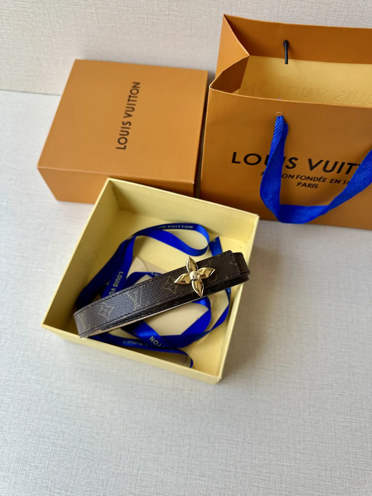 LV Style Gold Leather Women's Belt Lookbook Reference image 6