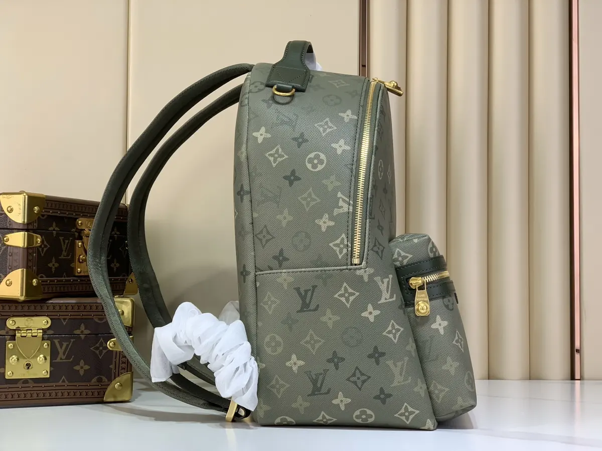 LV Style Green Canvas Shoulder Bag Lookbook Reference image 2