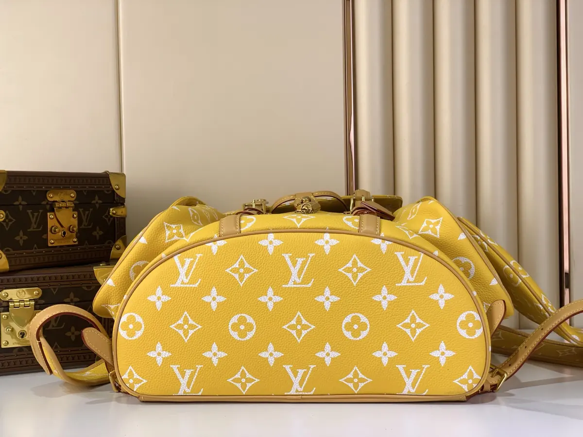 LV Style Leather Backpack Lookbook Reference image 4