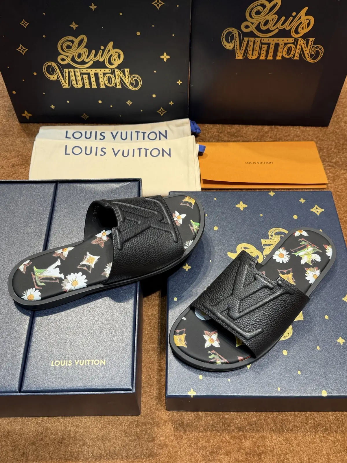 LV Style Leather Men's Shoes Lookbook Reference image 4