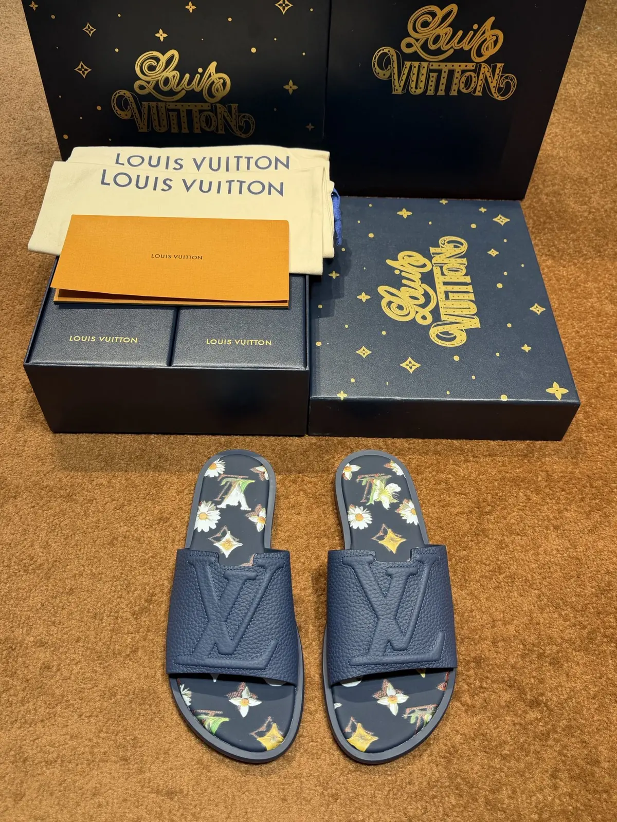 LV Style Leather Men's Shoes Lookbook Reference image 1