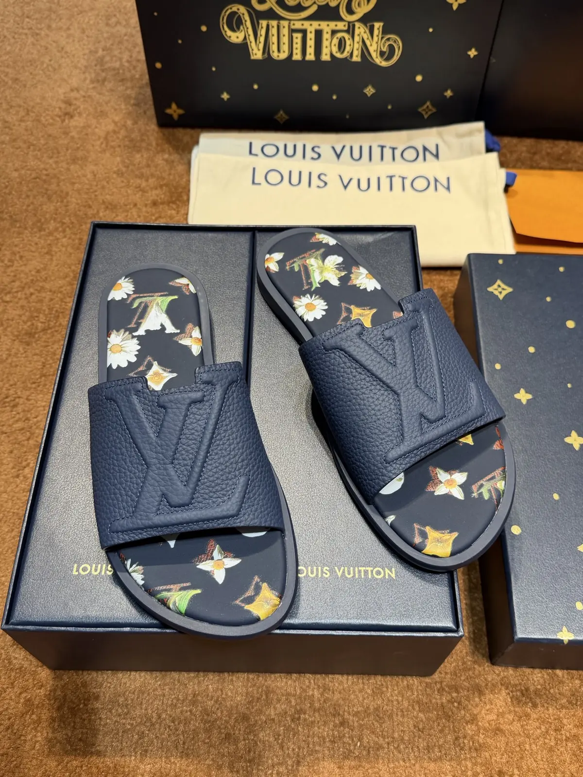LV Style Leather Men's Shoes Lookbook Reference image 3