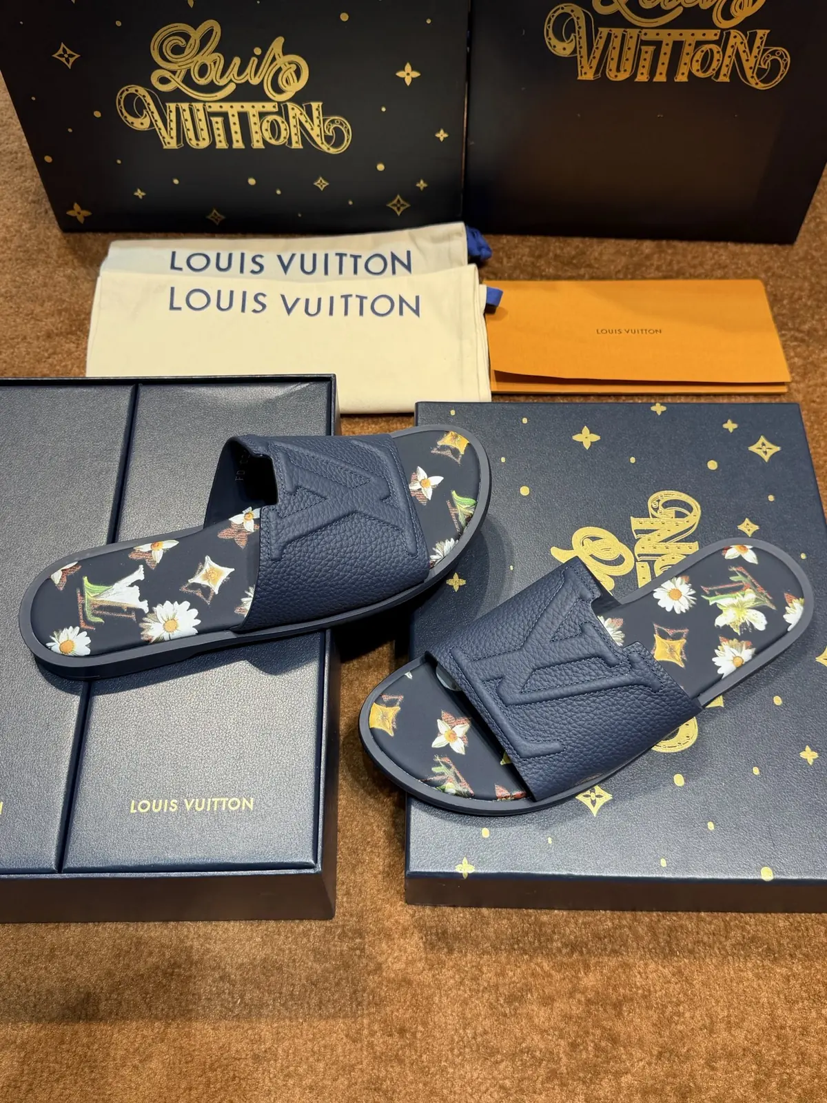 LV Style Leather Men's Shoes Lookbook Reference image 4