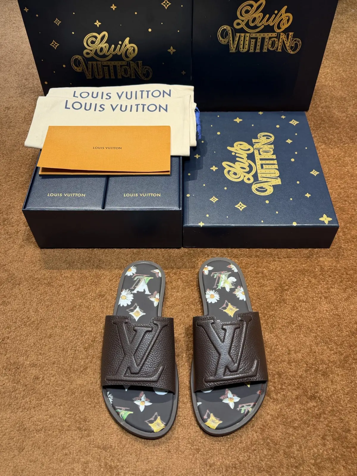 LV Style Leather Men's Shoes Lookbook Reference image 1