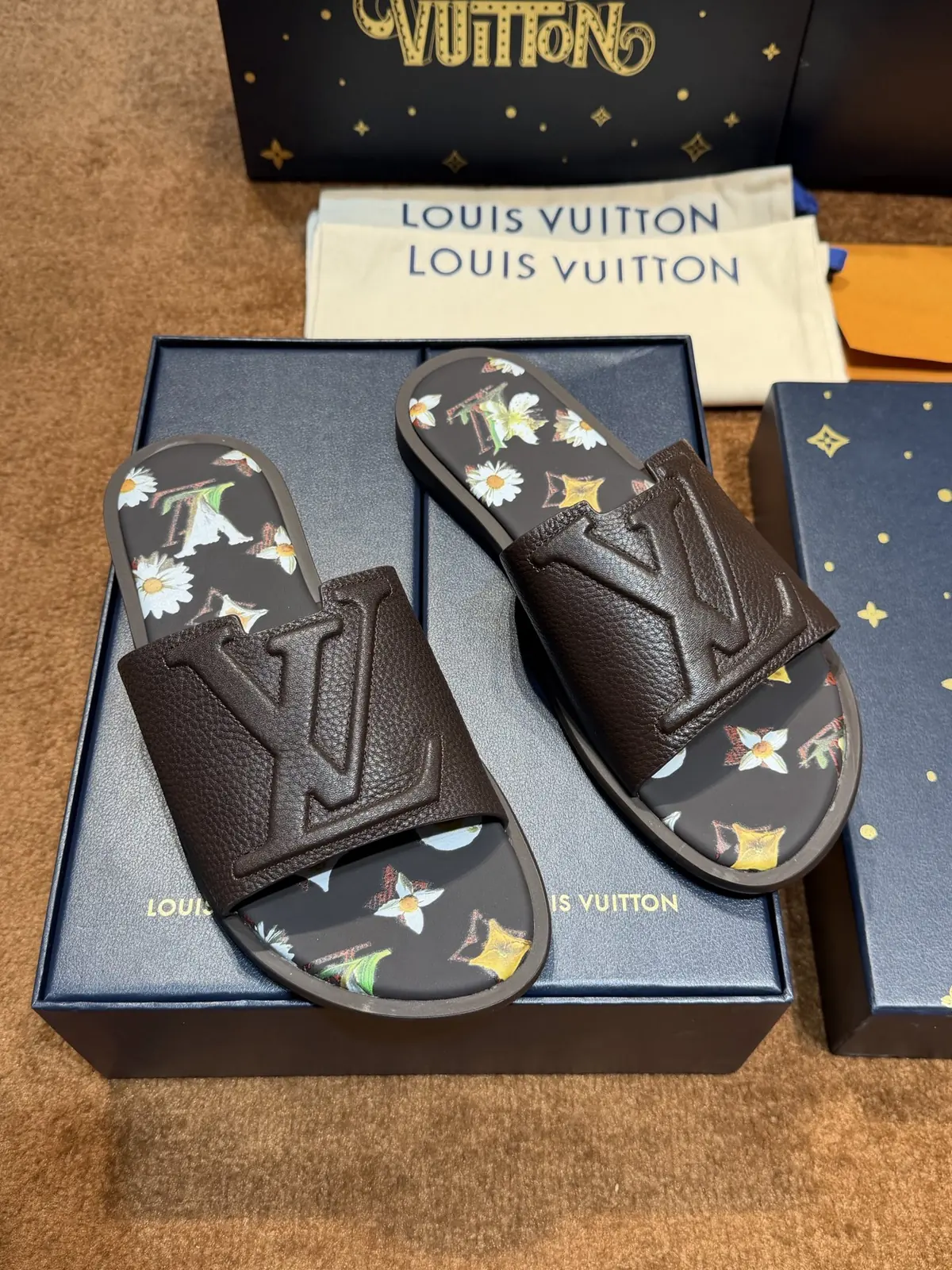 LV Style Leather Men's Shoes Lookbook Reference image 3