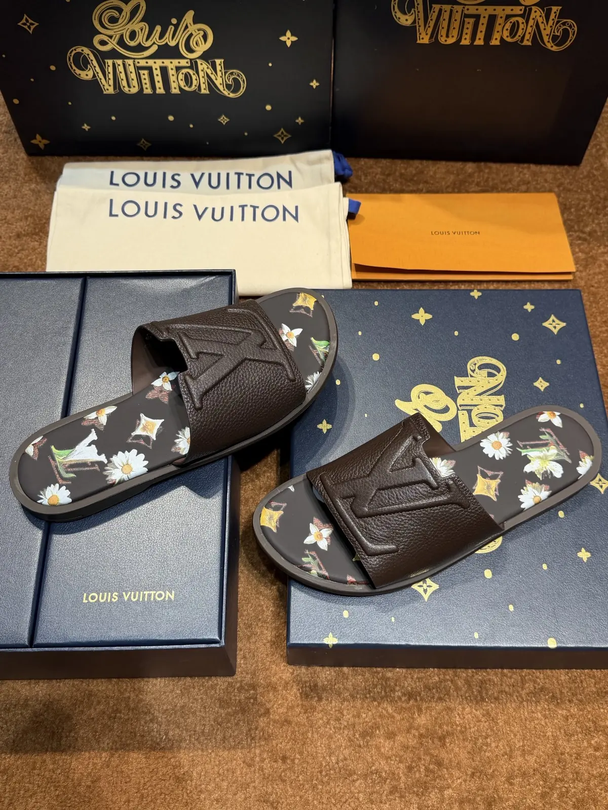 LV Style Leather Men's Shoes Lookbook Reference image 4