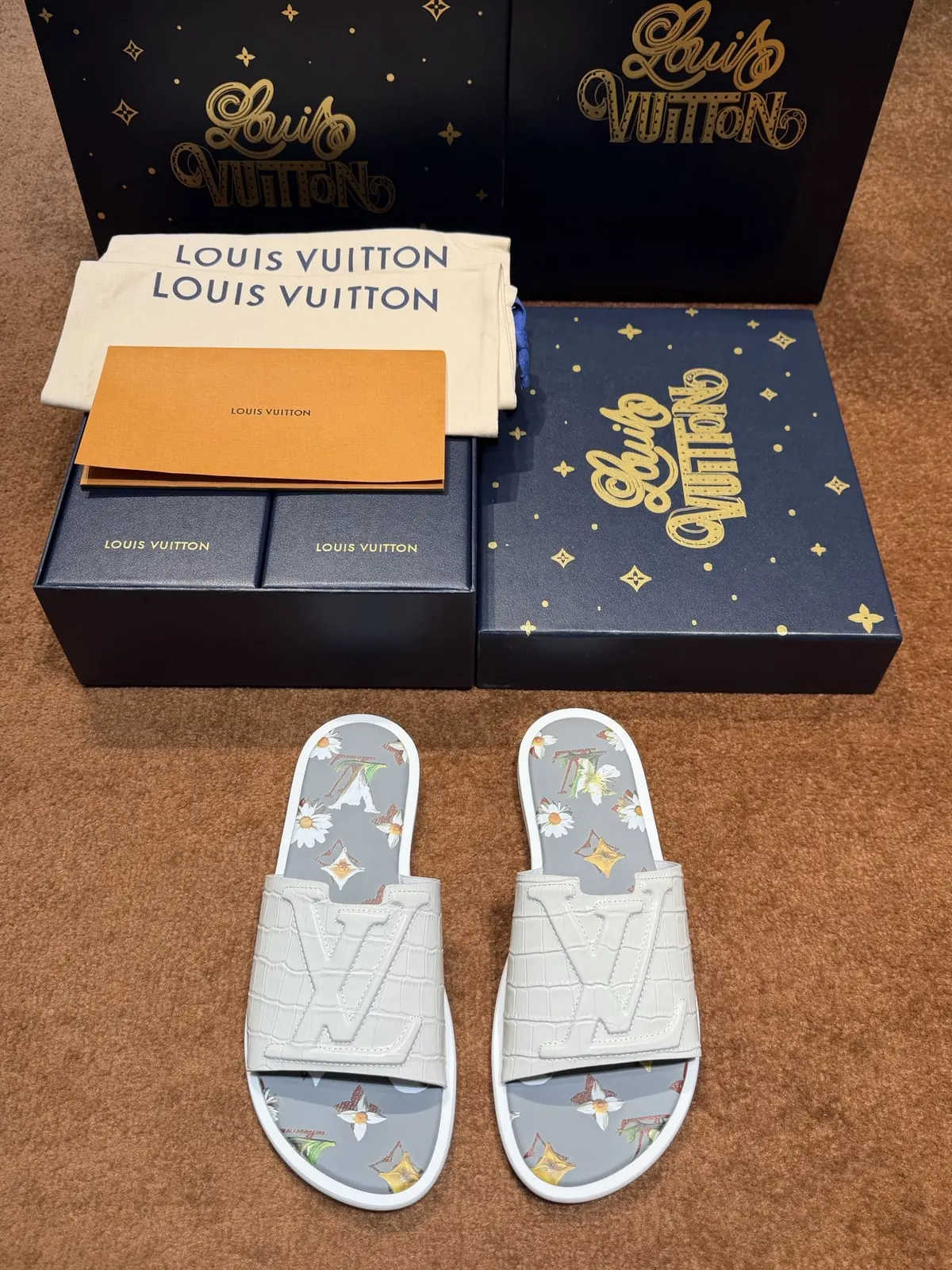 LV Style Leather Men's Shoes Lookbook Reference image 1