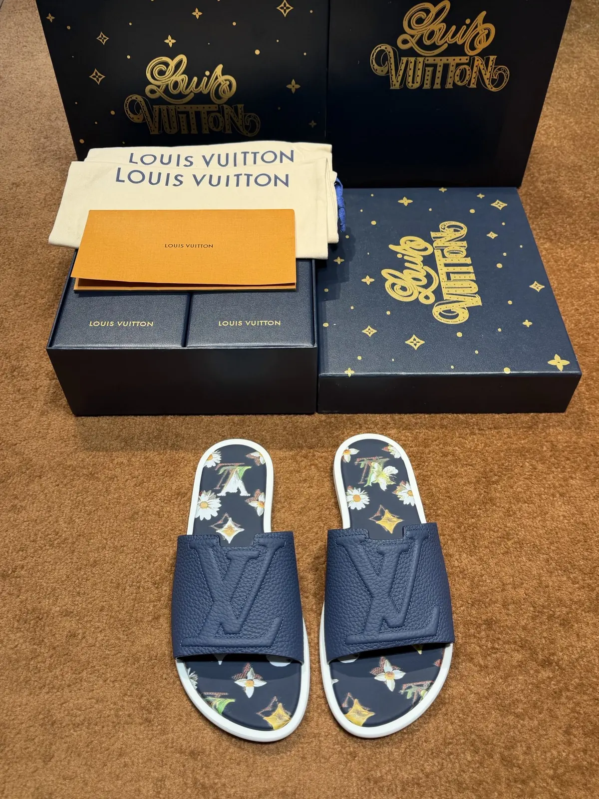 LV Style Leather Men's Shoes Lookbook Reference image 1