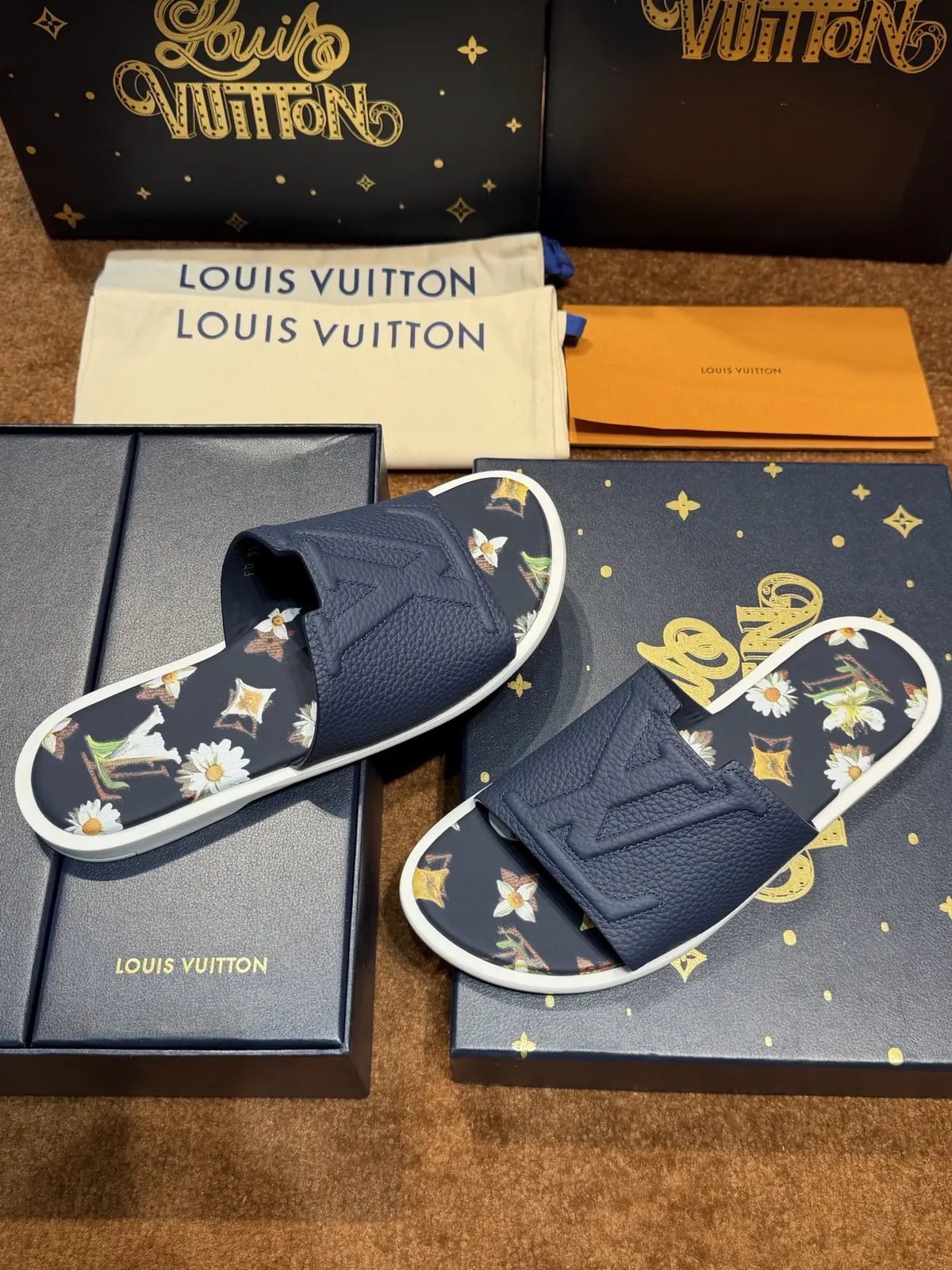 LV Style Leather Men's Shoes Lookbook Reference image 4