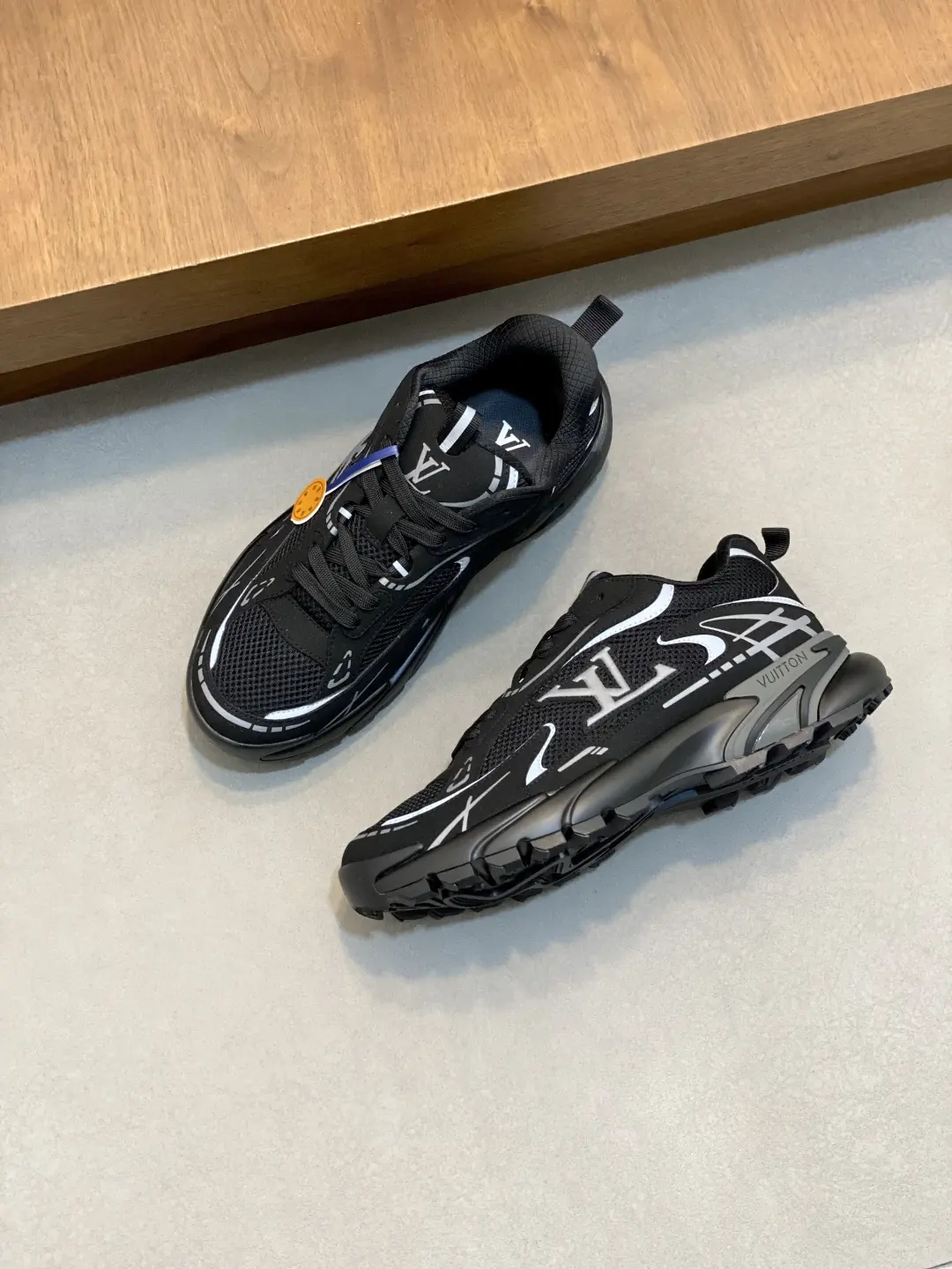 LV Style Leather Men's Shoes Lookbook Reference image 5