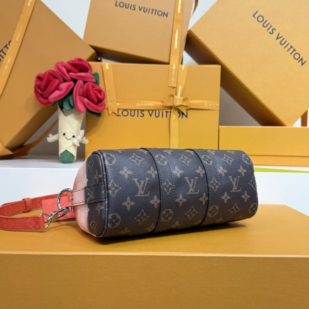 LV Style Leather Travel Bag Lookbook Reference image 4