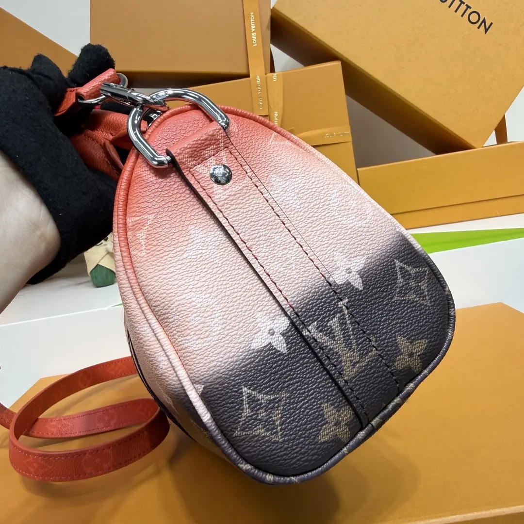 LV Style Leather Travel Bag Lookbook Reference image 5