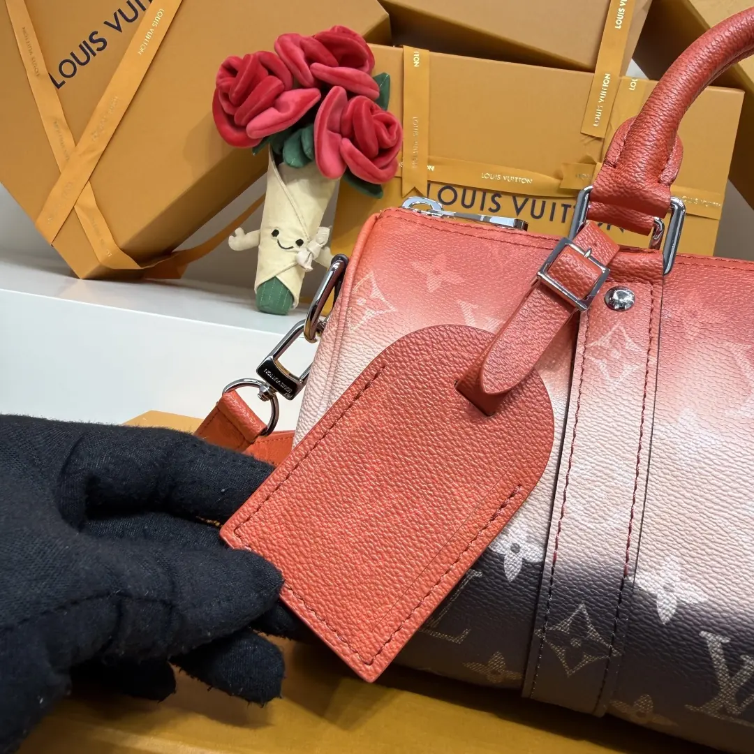 LV Style Leather Travel Bag Lookbook Reference image 6