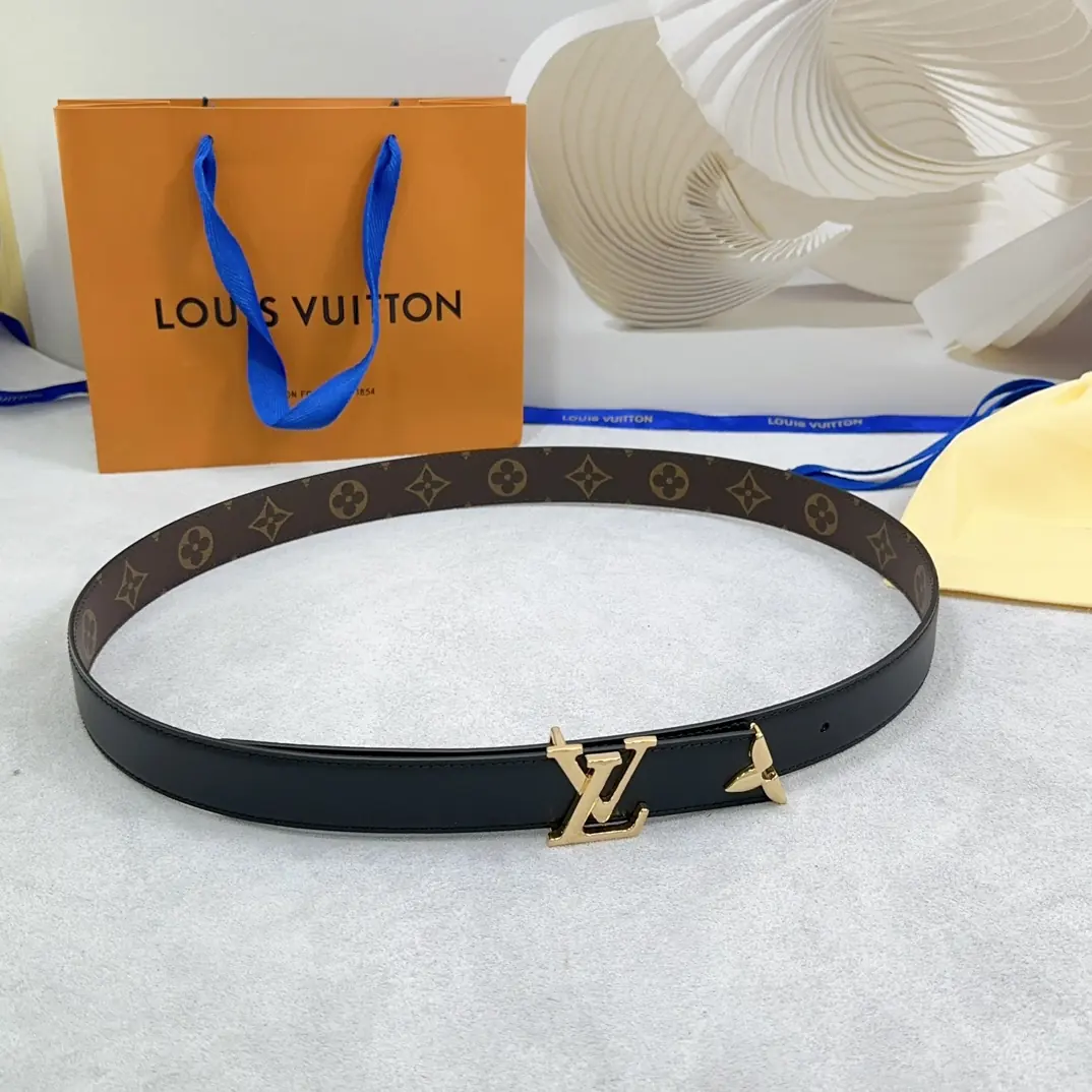 LV Style Leather Women's Belts Lookbook Reference image 1