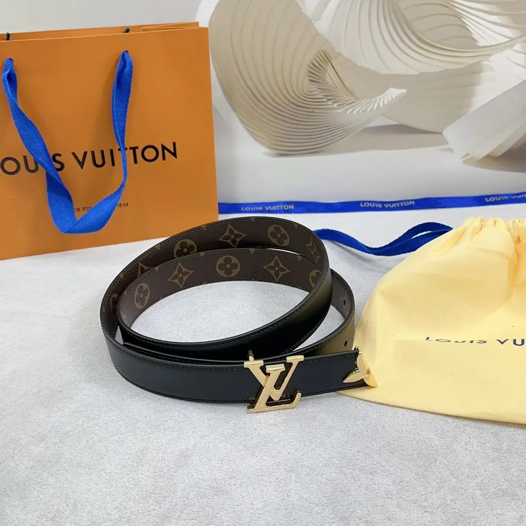LV Style Leather Women's Belts Lookbook Reference image 2