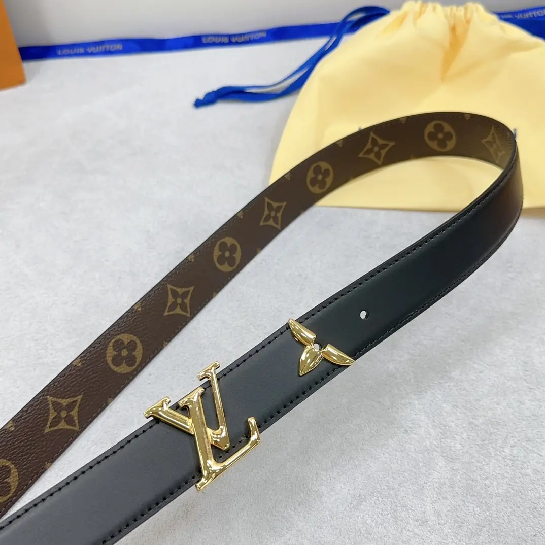 LV Style Leather Women's Belts Lookbook Reference image 3