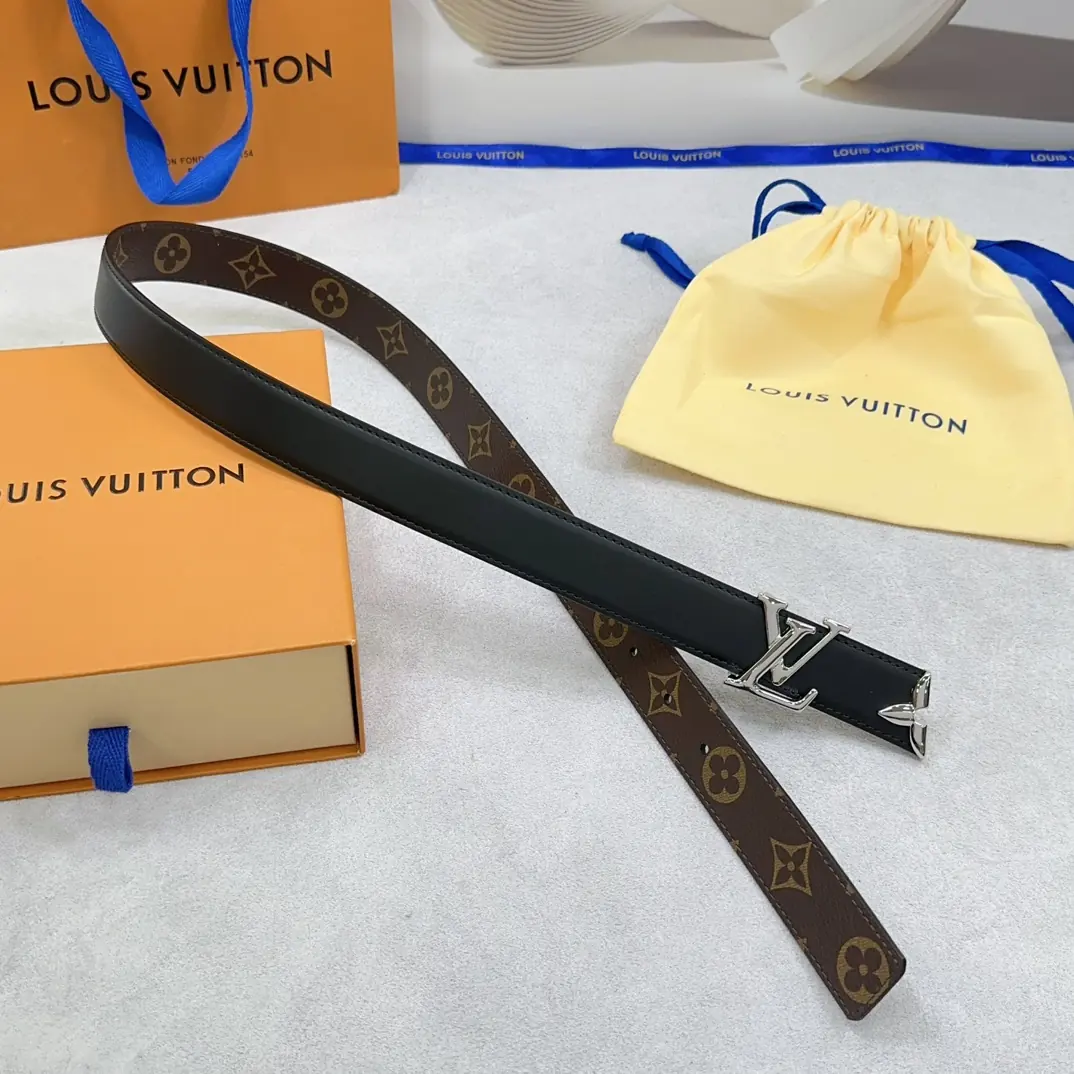 LV Style Leather Women's Belts Lookbook Reference image 3